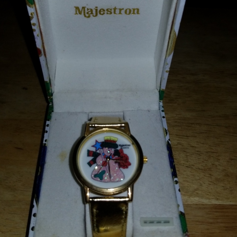 NIB Vintage Majestron Christmas Quartz Watch